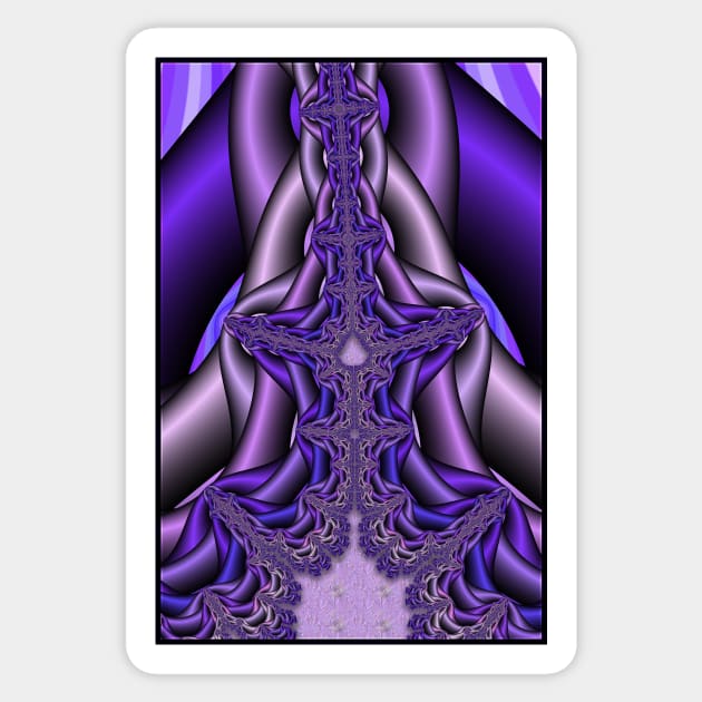 Purple Lace Sticker by randymir